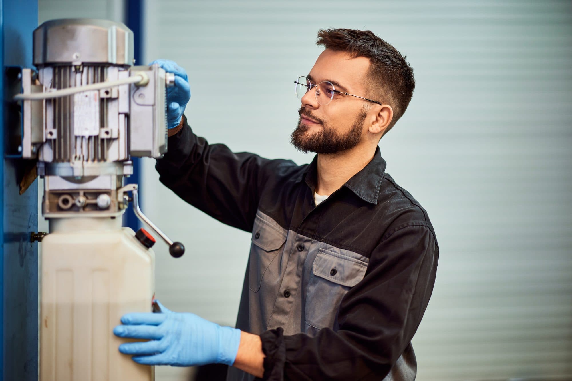 Intervention sur une centrale hydraulique