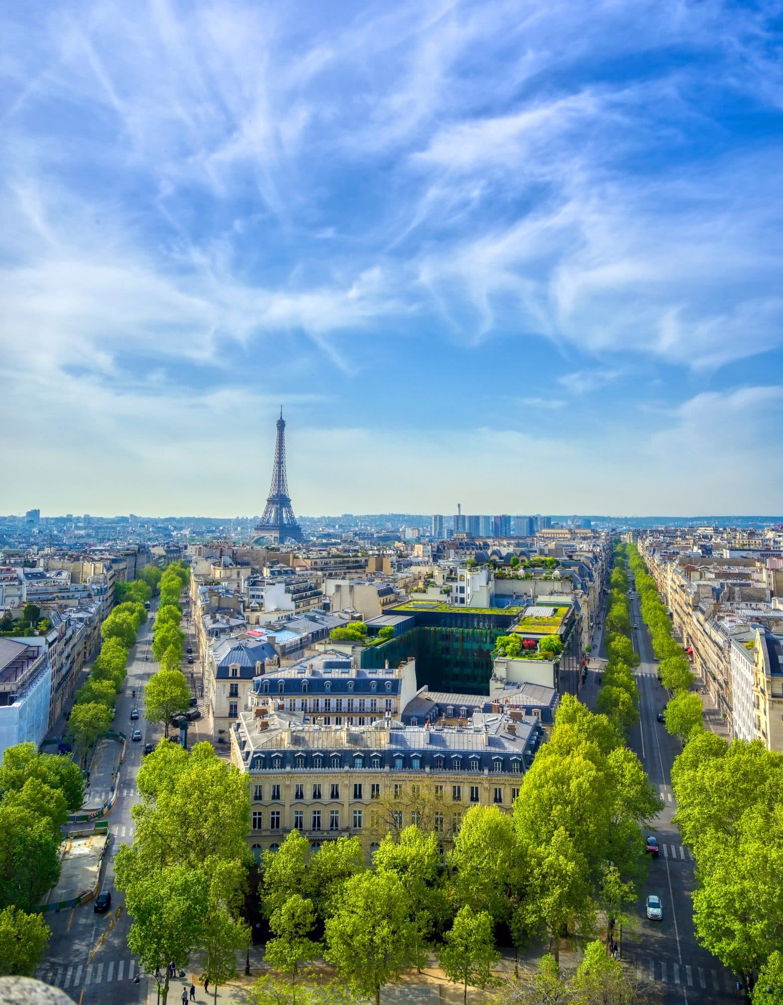 Paris et la tour Eiffel